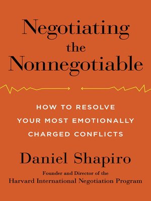 cover image of Negotiating the Nonnegotiable